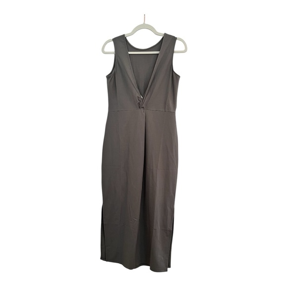 LOVE BONITO Jarlo Low Back Twist Maxi Dress size Medium soft & hands just right - Picture 6 of 14